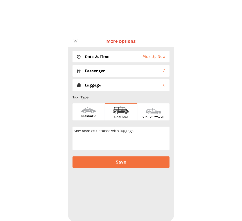 Rydo More Options