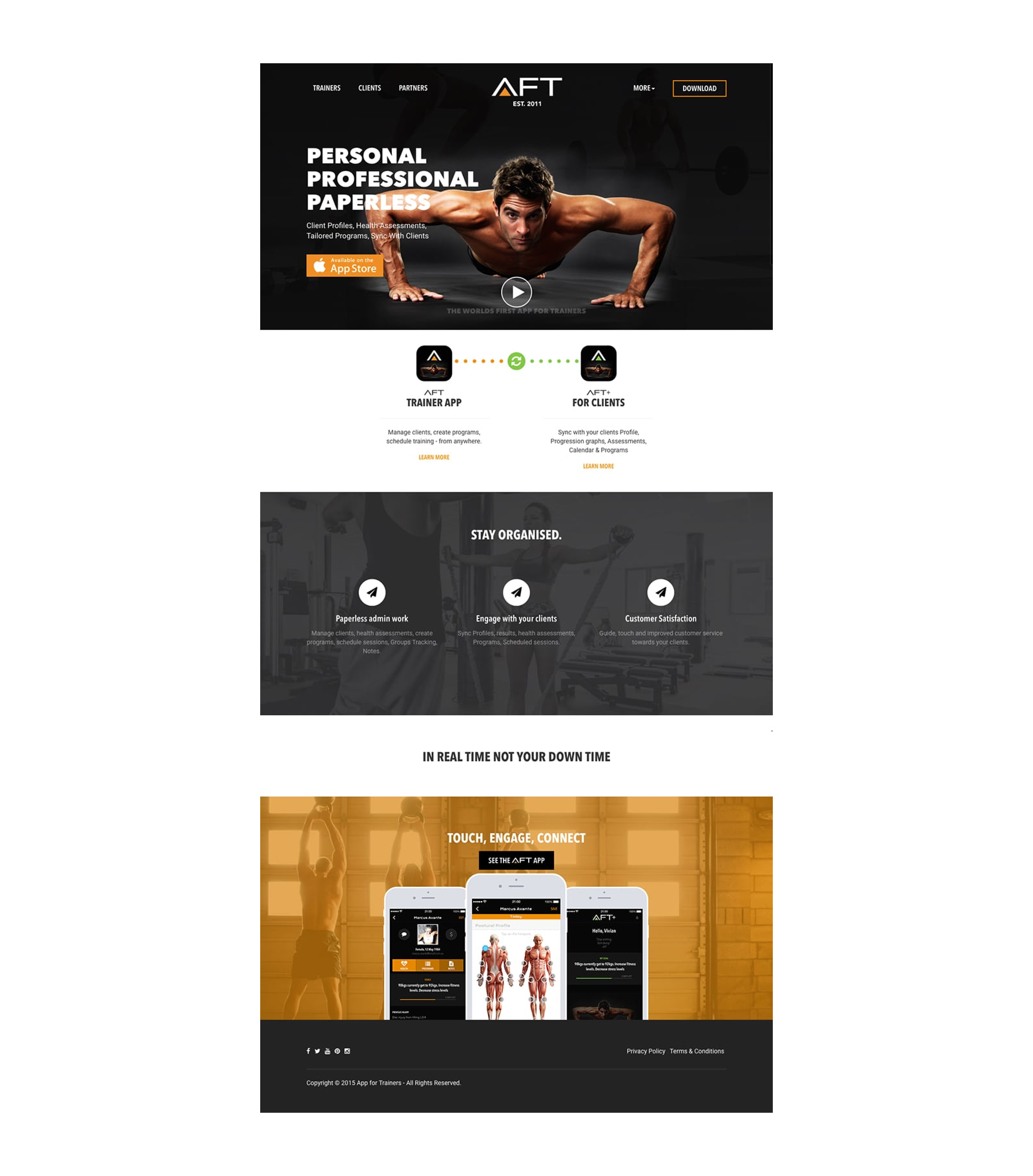 homepage of iphone app development by sentia