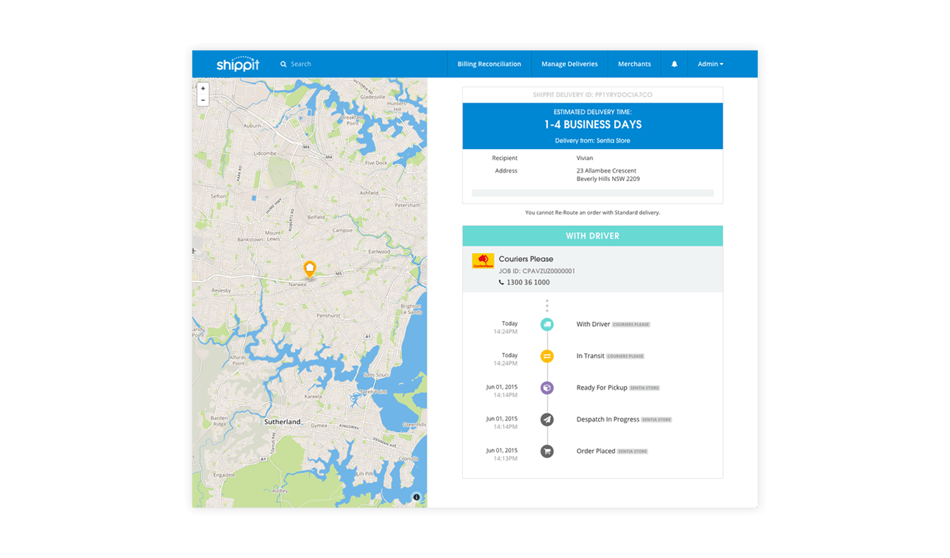 Shippit - Tracking